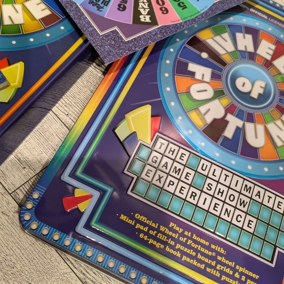 Wheel of Fortune Game Tin   Collectable - Picture 7 of 8